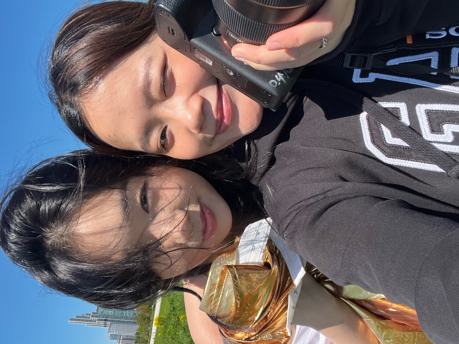 Selfie after the shoot